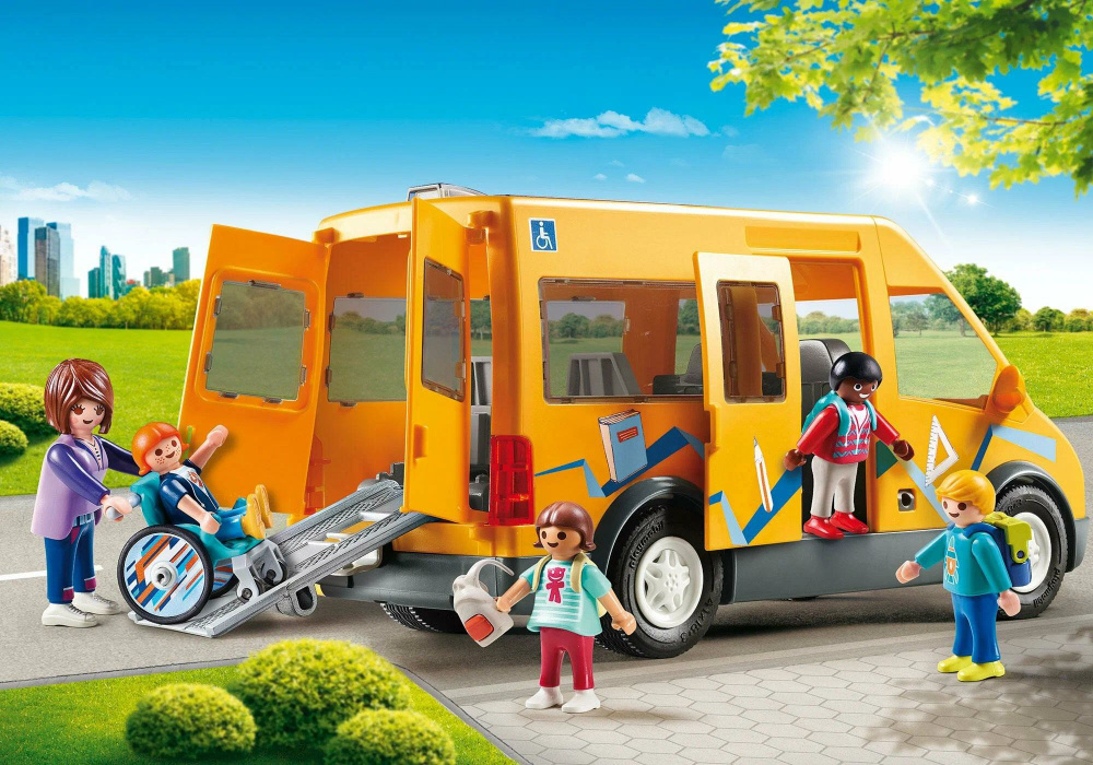 Playmobil City Life 9419 Школьный фургон #1