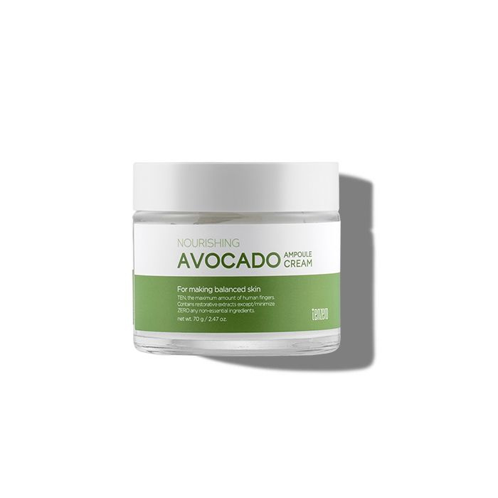 Питательный ампульный крем для лица TENZERO NOURISHING AVOCADO AMPOULE CREAM 2X с экстрактом авокадо #1