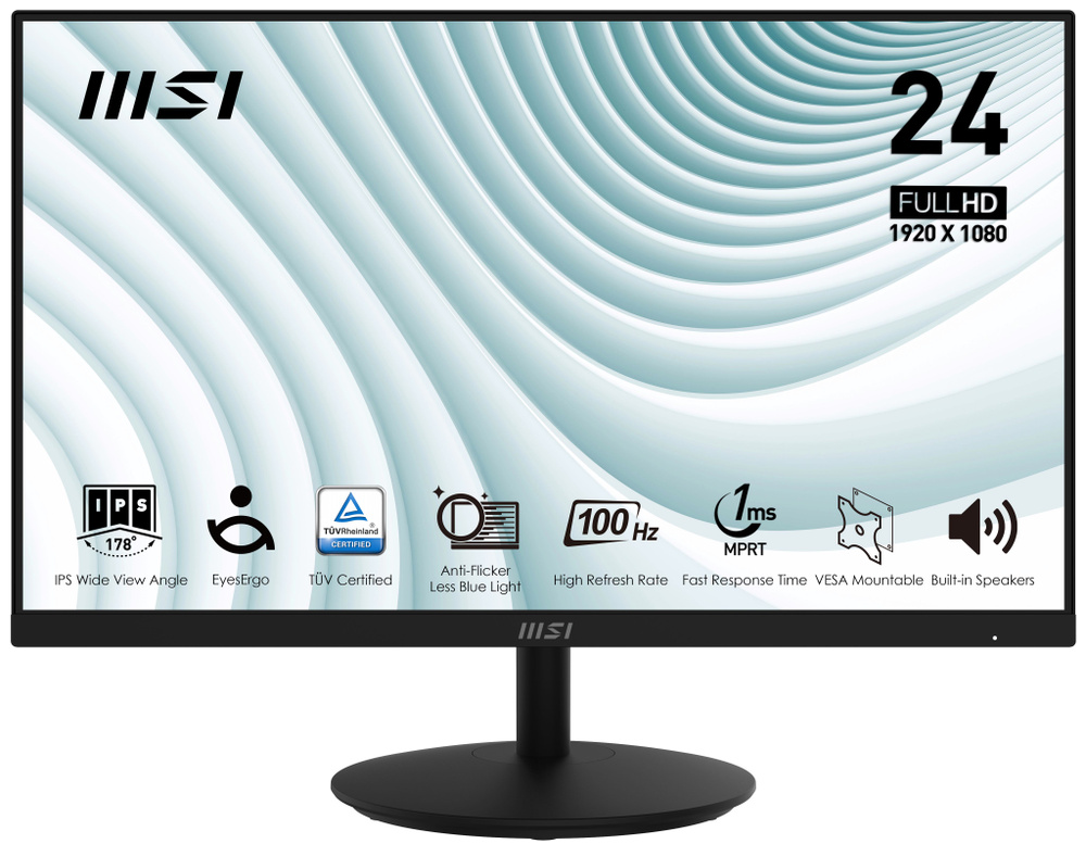 MSI 23.8" Монитор MP242A, черный #1