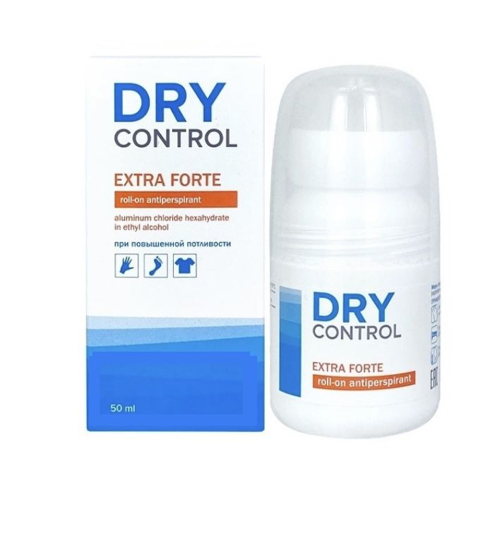 Dry control роликовый дезодорант антиперспирант при повышенном потоотделении, от запаха и пота, 50мл #1