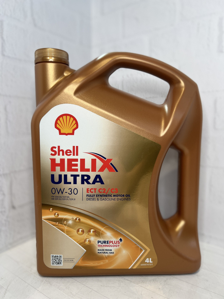 Shell helix ultra ect c2/c3 0W-30 Масло моторное, Синтетическое, 4 л #1