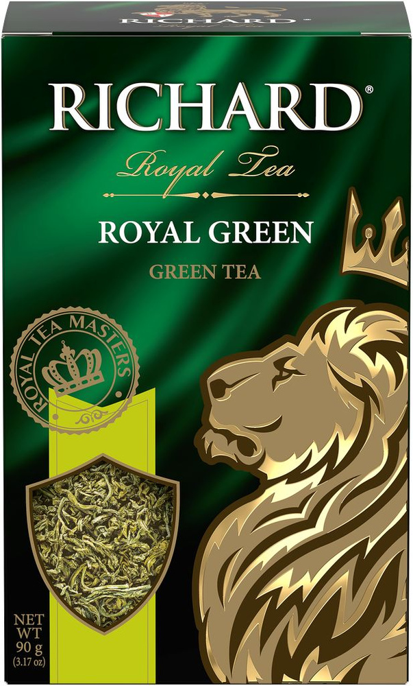 Чай зеленый RICHARD Royal Green, листовой, 90г #1