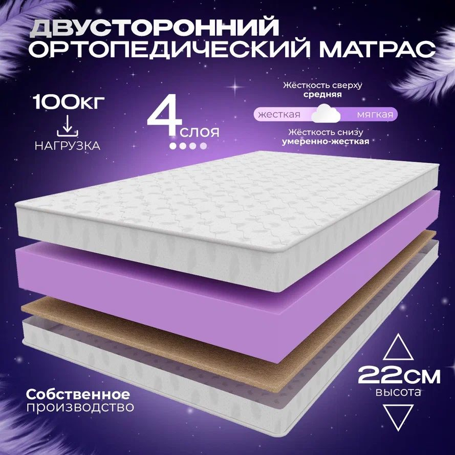 VITAFLEX Матрас Ортопедический детский односпальный беспружинный матрас 60x130 VITAFLEX Medicine 21V #1