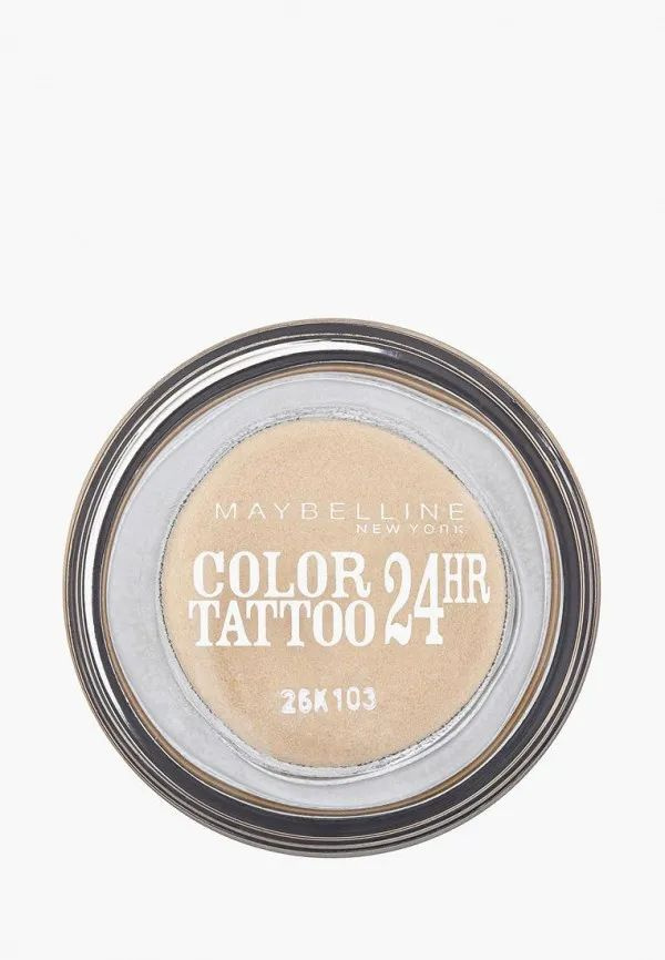 Maybelline New York Тени для век гелевые/водостойкие Color Tattoo 24H, тон 05-Eternal gold  #1