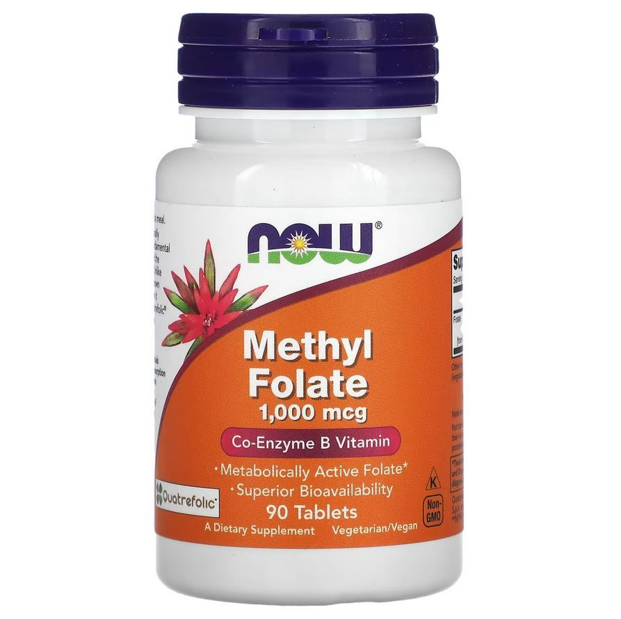 Now Foods Methyl Folate 1000 мкг 90 таб #1