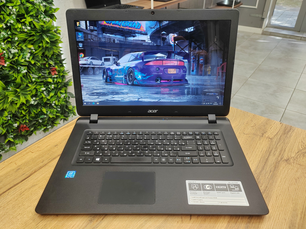 Acer ES1-732 Ноутбук 17.3", Intel Pentium N4200, RAM 8 ГБ, SSD 250 ГБ, Intel UHD Graphics, Windows Pro, #1