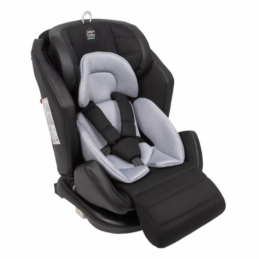 Детское автокресло AmaroBaby Favorite Isofix, гр 0/1/2/3, расцветка Black/Grey  #1