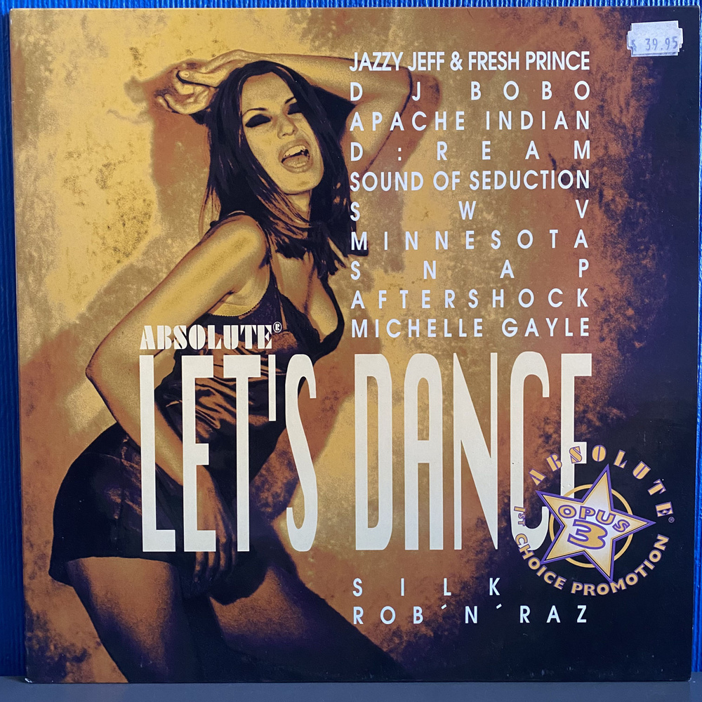 Absolute Let's Dance Opus 3. NM ПЕРВЫЙ ПРЕСС! 1993 LP Виниловая пластинка  #1