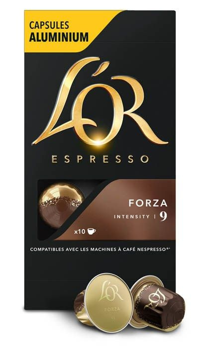 Кофе в капсулах L’or Espresso Forza для кофемашин Nespresso 10шт, 52г #1