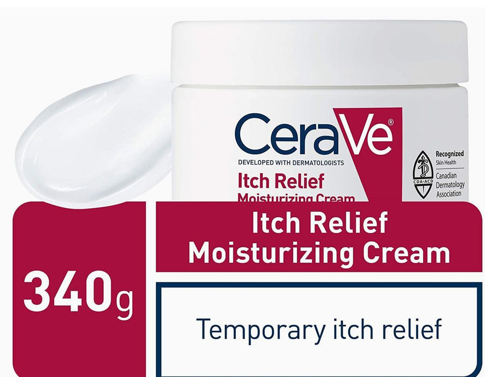 Крем для снятия снятия зуда и воспаления CeraVe Itch Relief Cream 340 гр  #1