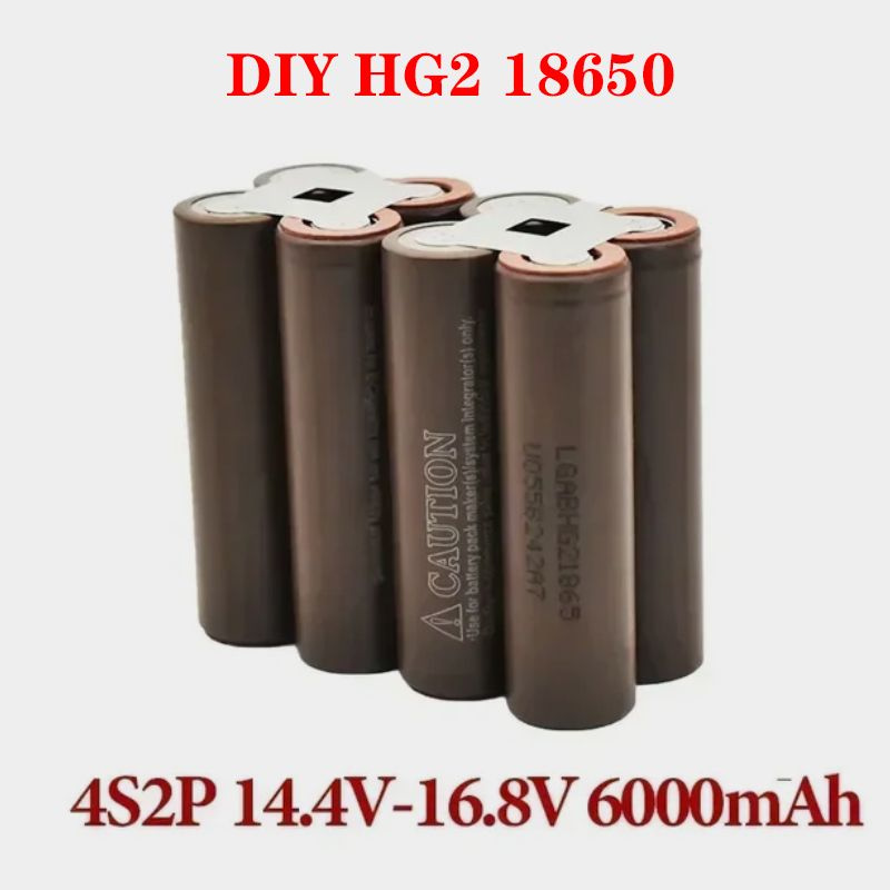 Аккумулятор для отвертки Сварочный аккумулятор HG2 18650 , 4S2P 14.4V 3000mAh  #1