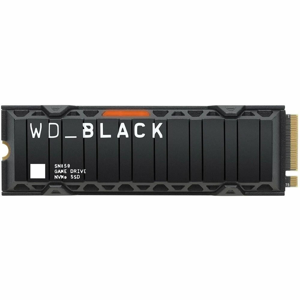 Western Digital 2 ТБ Внутренний SSD-диск WD Black SN850X с радиатором 2 ТБ (WDS200T2XHE)  #1