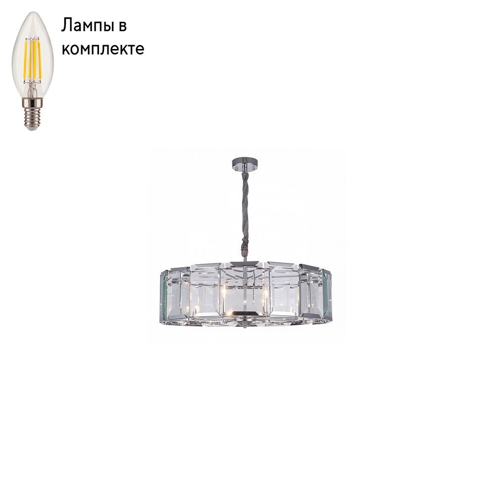 Люстра подвесная с лампочками DIVINARE 1100/02 SP-8+Lamps #1