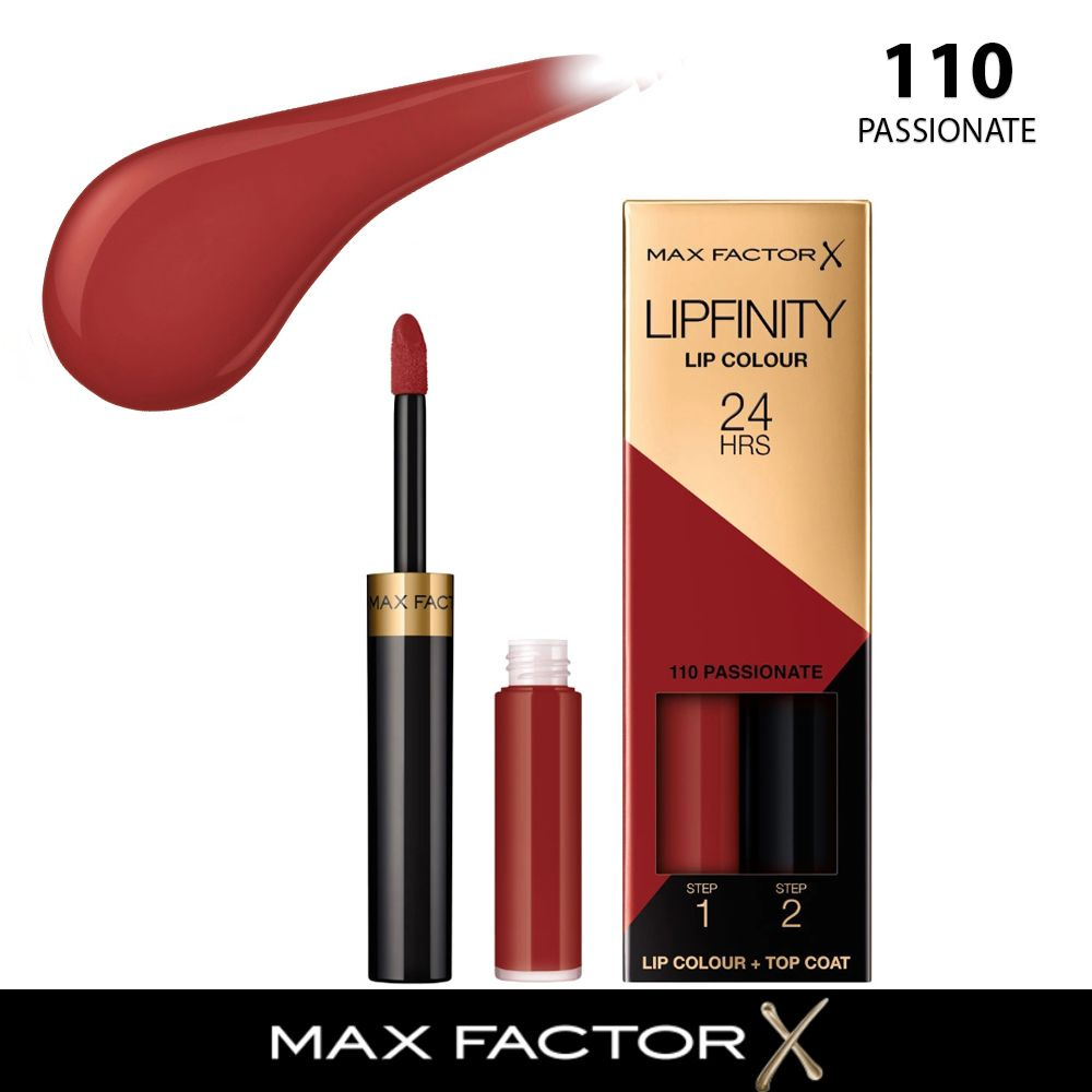 Max Factor жидкая устойчивая помада lipfinity liquid lipstick 110 PassionateMax Factor жидкая устойчивая #1