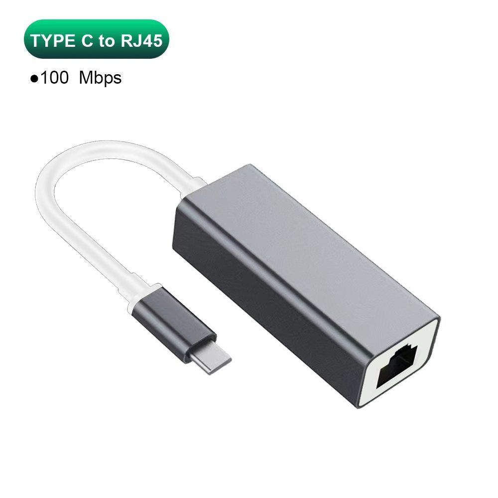 Type-C Hub LAN Интернет / Сетевая карта Type-C/ Ethernet адаптер сетевой RJ45 переходник 100 Мбит/с  #1