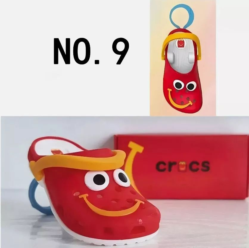 Брелок McDonald's Mini Crocs 2024,Вкусно и точка #1