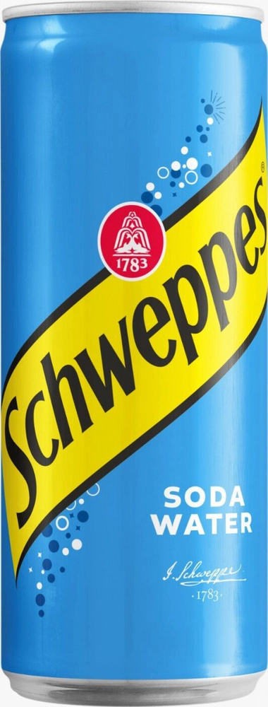 Напиток газированный Schweppes soda water "Швепс-Сода" 330 мл. (12 шт.) Польша  #1