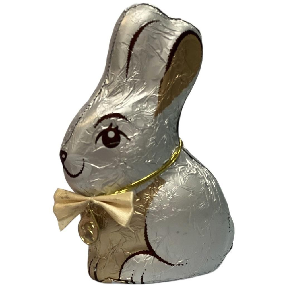 Шоколадный заяц, Gold Bunny, (Белый шоколад), Германия, 150 гр. #1