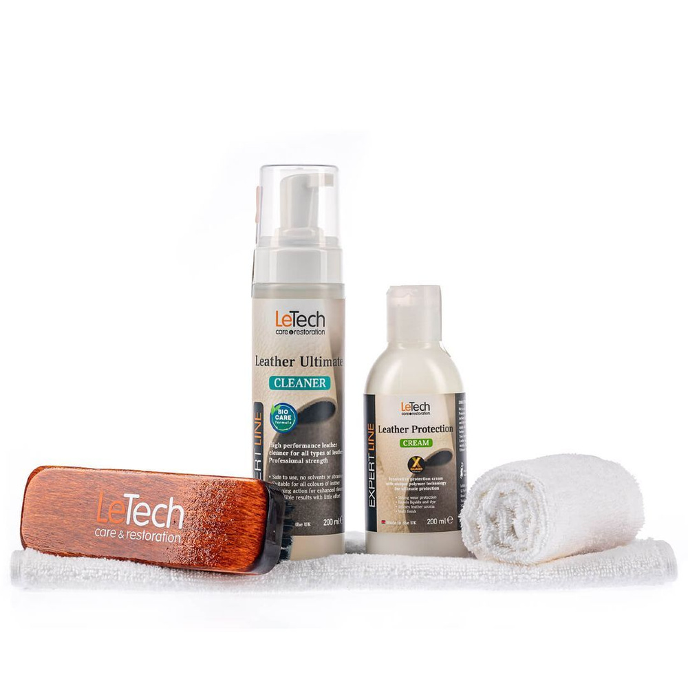 LeTech LEATHER CARE KIT Набор для ухода за кожей 200мл. #1