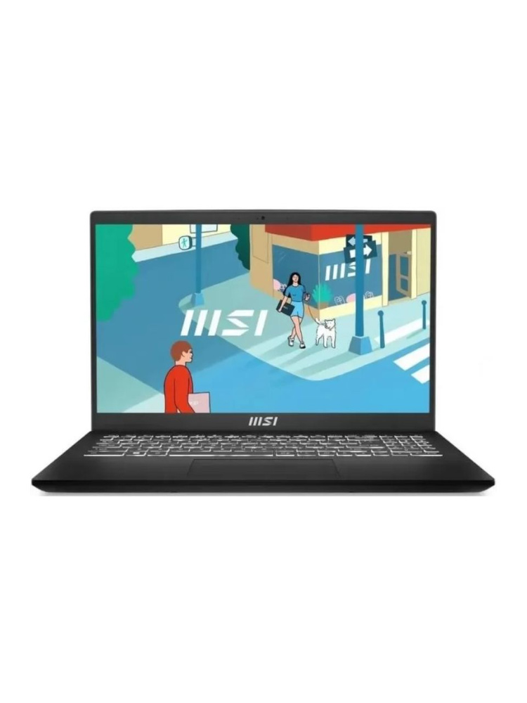 MSI Modern 15H Ноутбук 15.6", Intel Core i5-13420H, RAM 8 ГБ, SSD 512 ГБ, Intel UHD Graphics, Без системы, #1