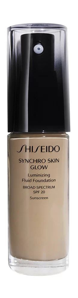 Тональное средство-флюид SHISEIDO synchro skin glow luminizing fluid foundation оттенок NEUTRAL 4  #1