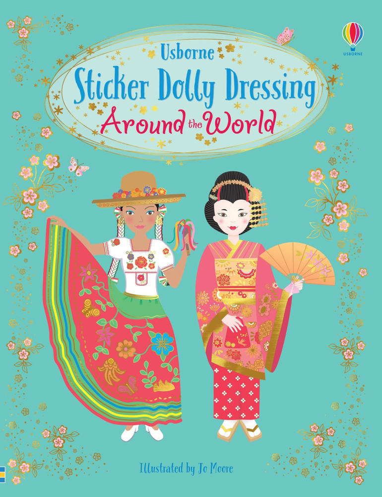 Sticker Dolly Dressing Around the World / Книга на Английском | Bone Emily #1