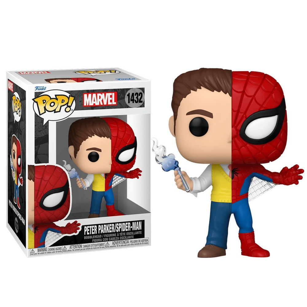 Фигурка Funko Pop! Peter Parker / Spider-Man Split (Фанко Поп Питер Паркер / Человек-Паук из серии Марвел: #1