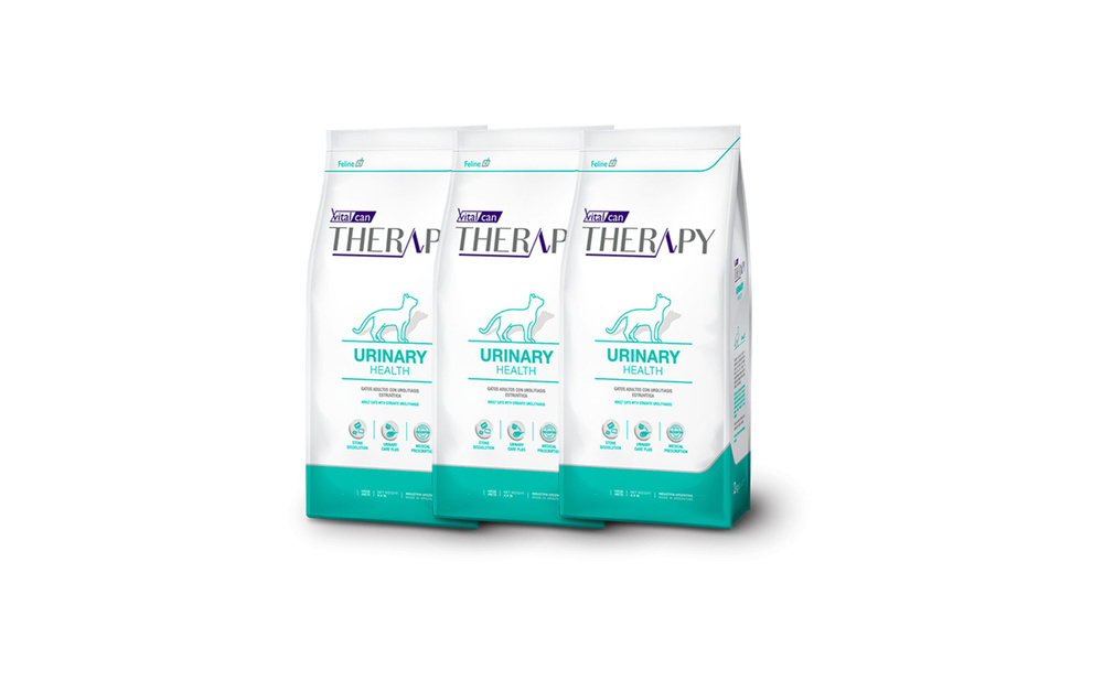 Vitalcan Therapy Feline Urinary Care сухой корм для взрослых кошек, при МКБ, с курицей - 400 г х 3 шт. #1