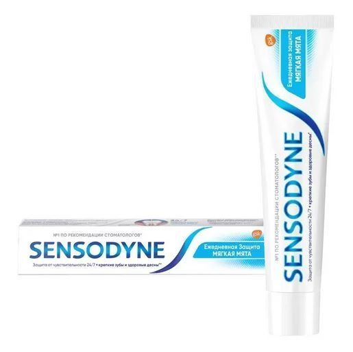 Сенсодин / Sensodyne - Зубная паста Ежедневная защита Мягкая мята, 65 г  #1