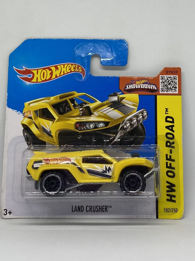 Машинка hot wheels land crusher #1