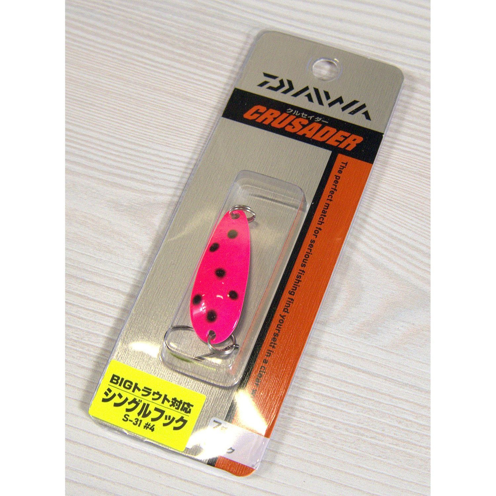 Блесна для рыбалки лососевая Daiwa Crusader S 7g DOPINK #1