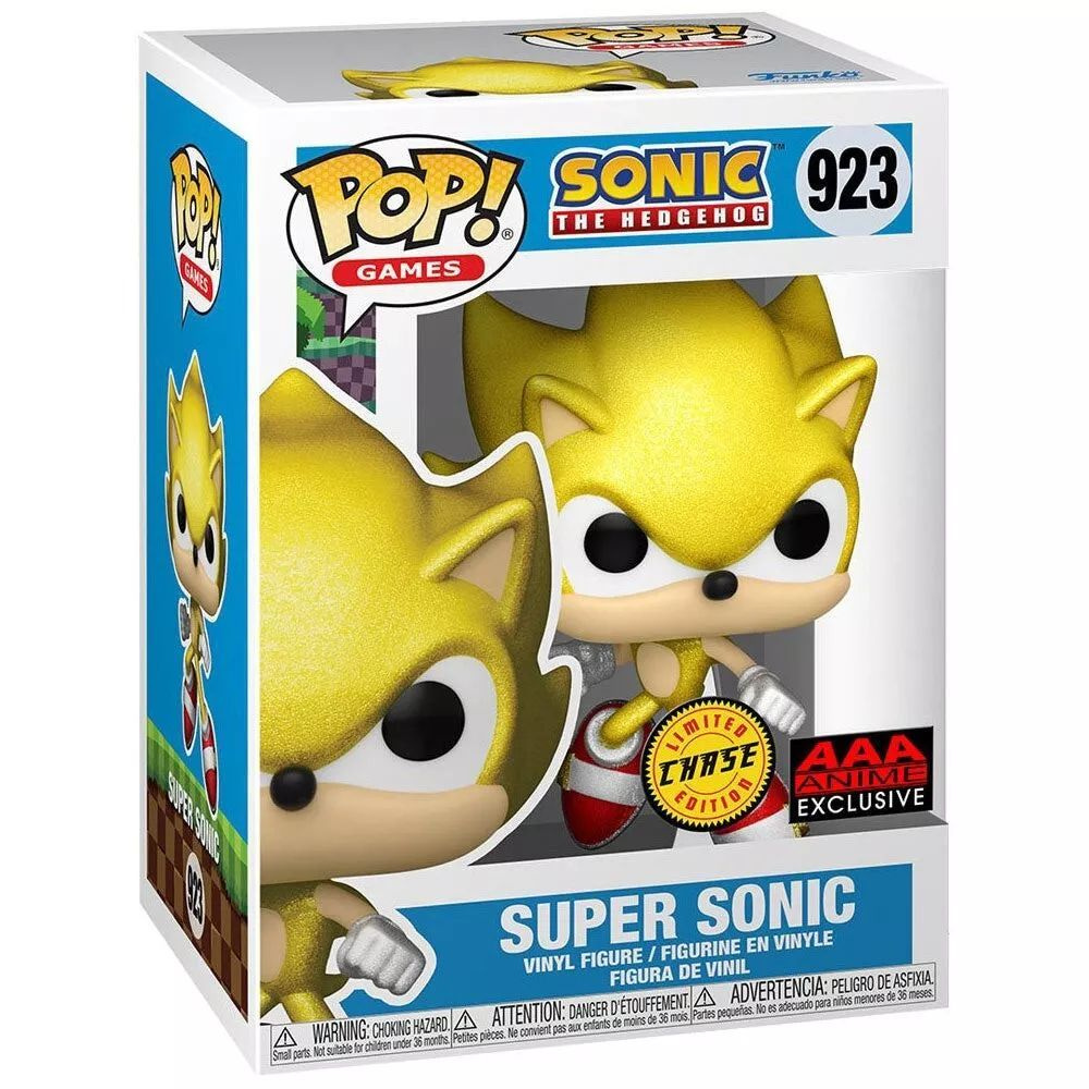 Фигурка Funko Pop! Super Sonic Super State Chase (Фанко Поп Супер Соник из игры Еж Соник)  #1