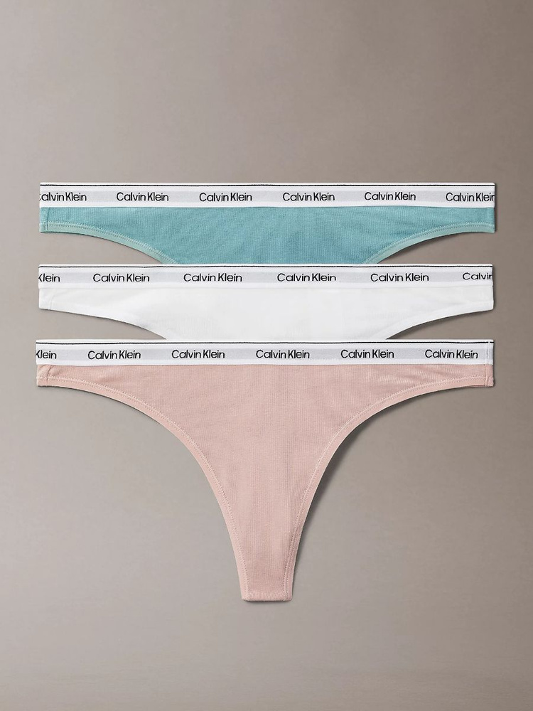 Комплект трусов стринги Calvin Klein Underwear, 3 шт #1