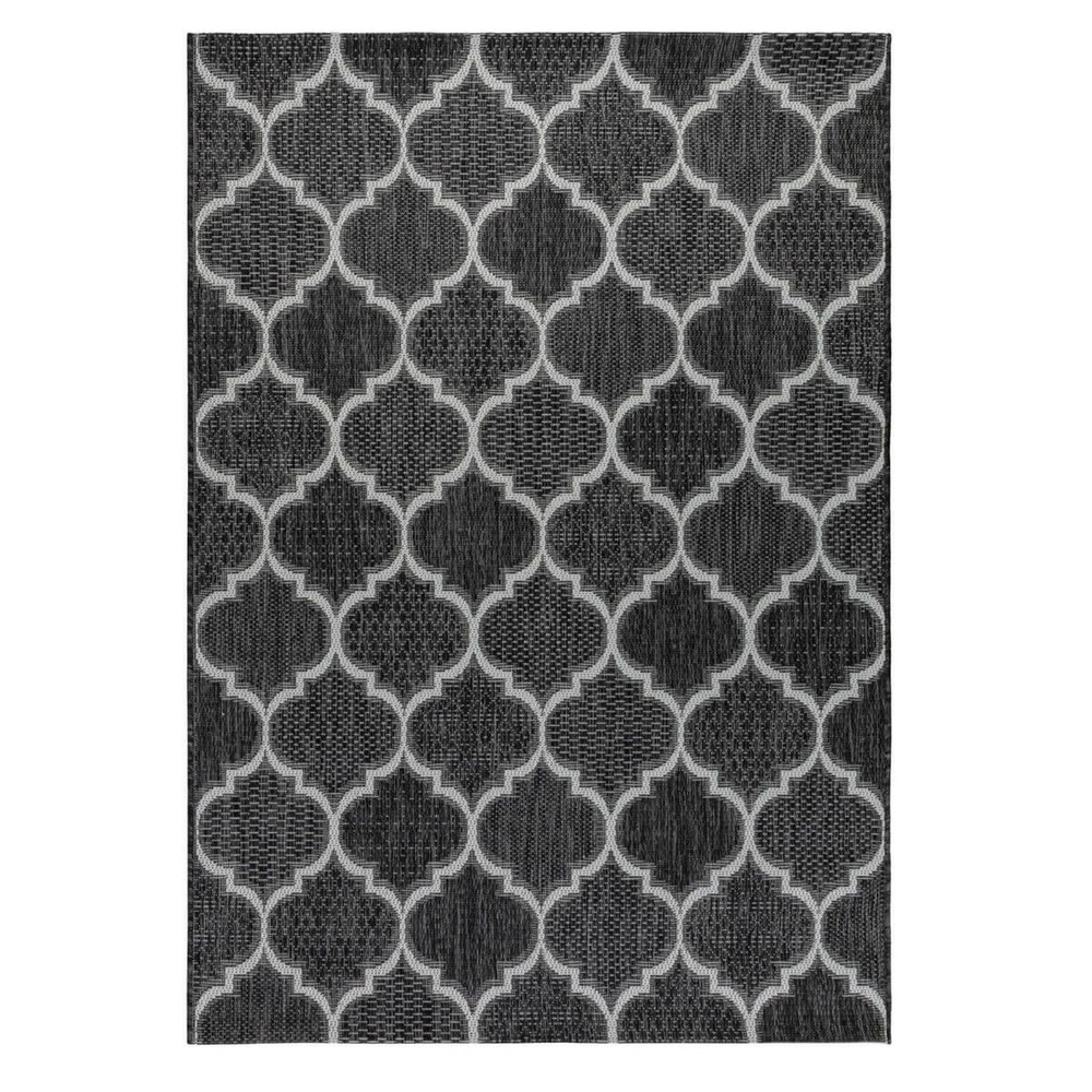 Ковер Grand GARDEN SISAL дизайн E4179 BLACK-CREAM 0.8x1.5м #1