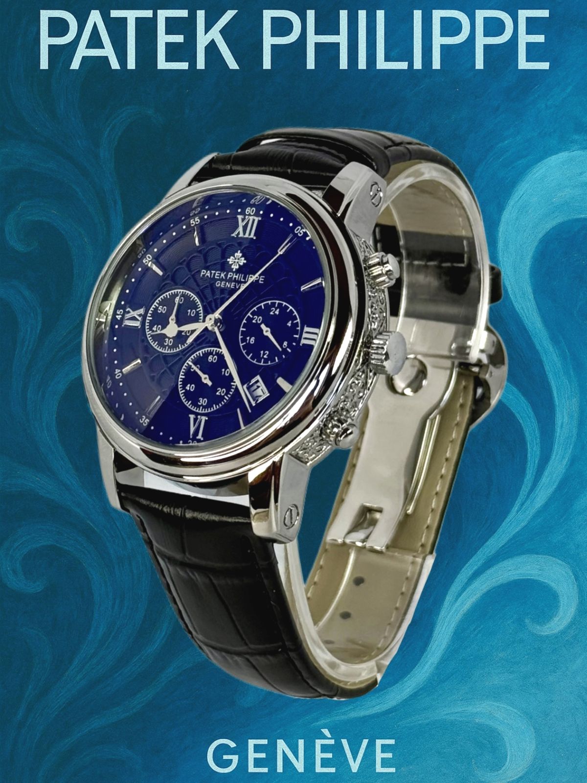 ЧасымужскиенаручныеPatekPhilippeсеребряные
