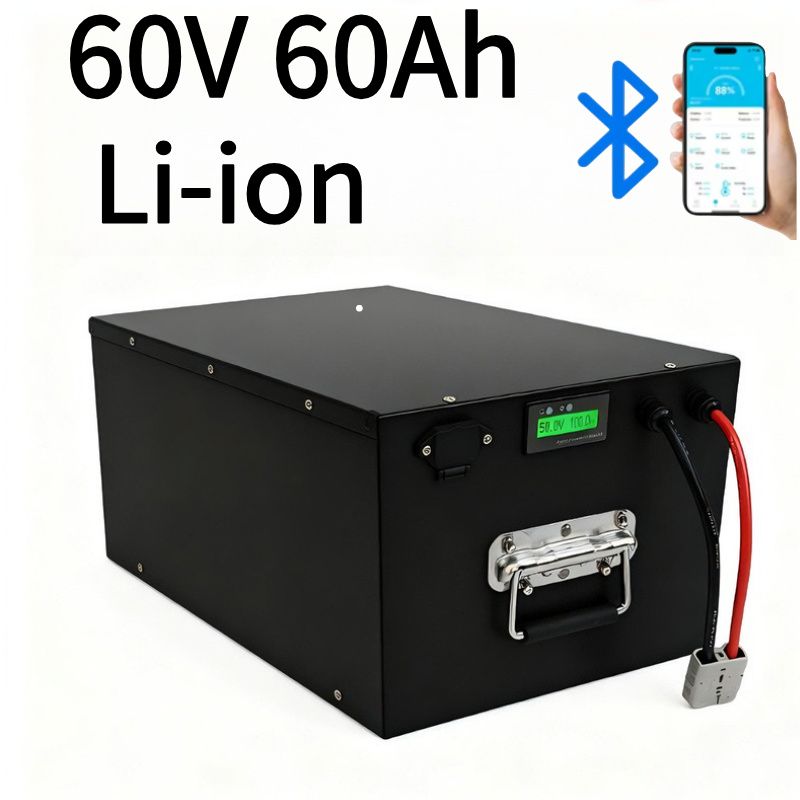 Аккумуляторлитий-ионный60V60AhвысокойемкостисBMSиBluetoothдлявнедорожныхтранспортныхсредств,высокоймощности