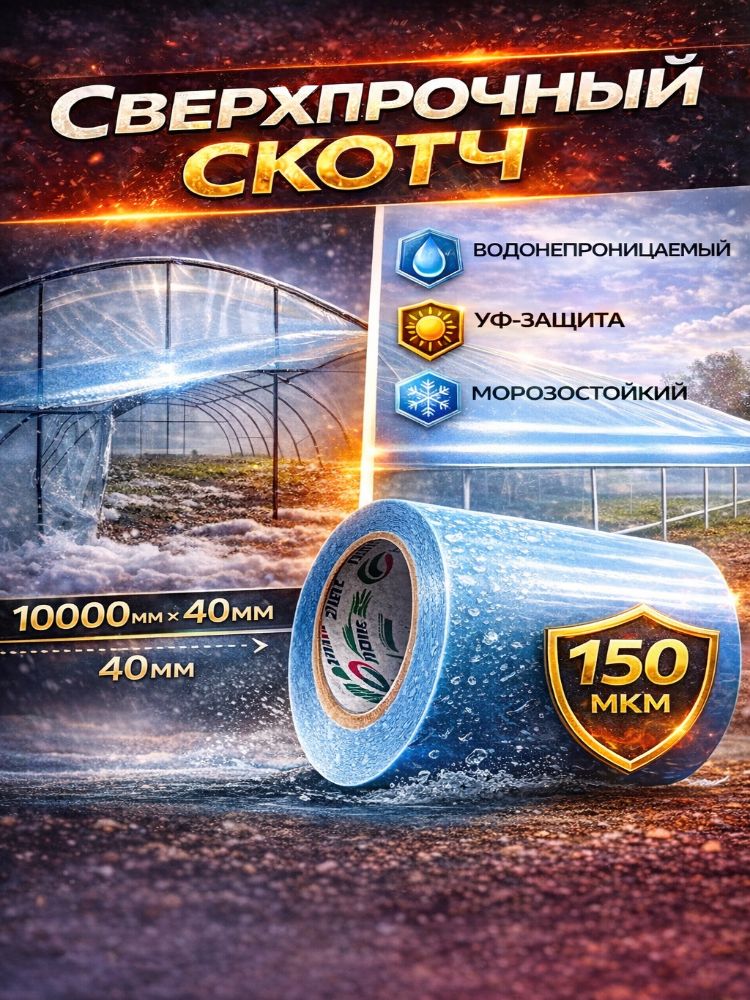 Клейкаялента40мм10м,1шт