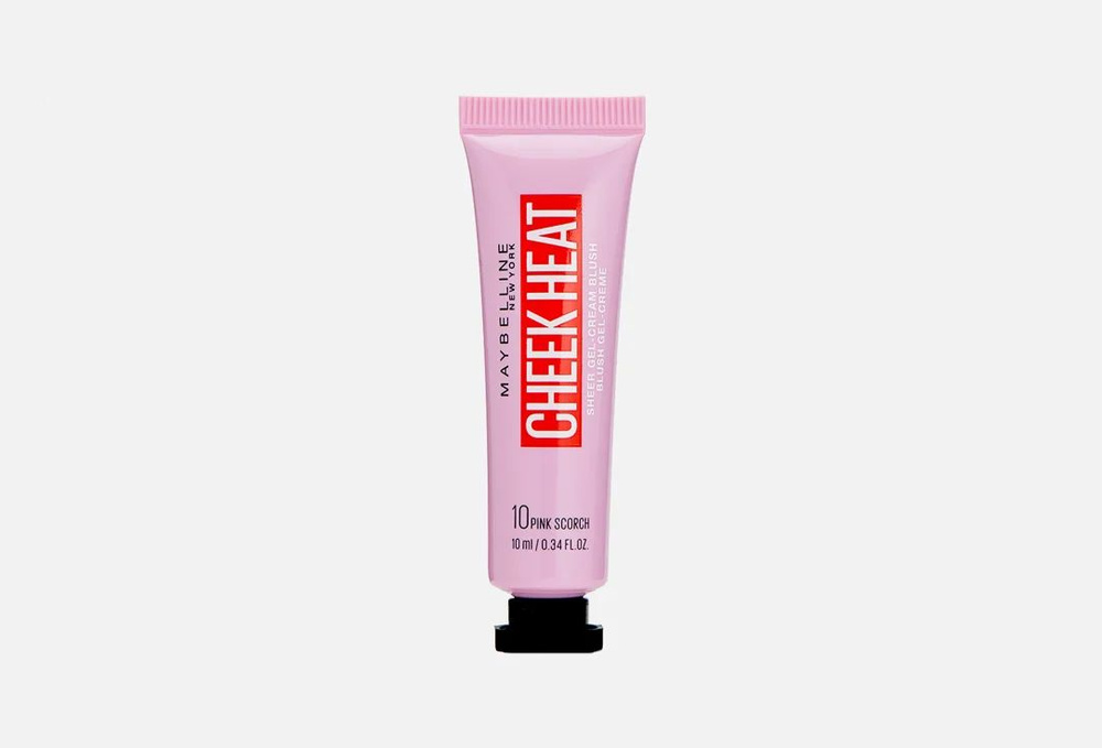 MAYBELLINE NEW YORK cheek heat румяна оттенок 10, холодный розовый #1