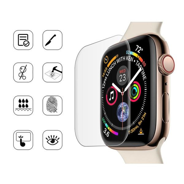 Керамическое защитное стекло на Apple Watch 3,4,5,6,7,8,40mm #1