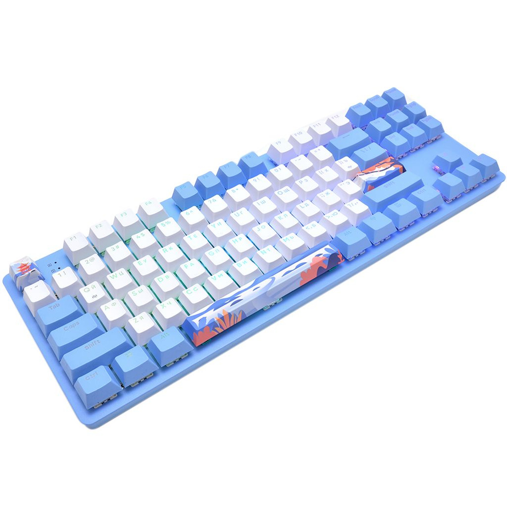 Игровая клавиатура Red Square Keyrox TKL Hanami (RSQ-20038) G3ms Sapphire Switch белый/голубой Русская #1