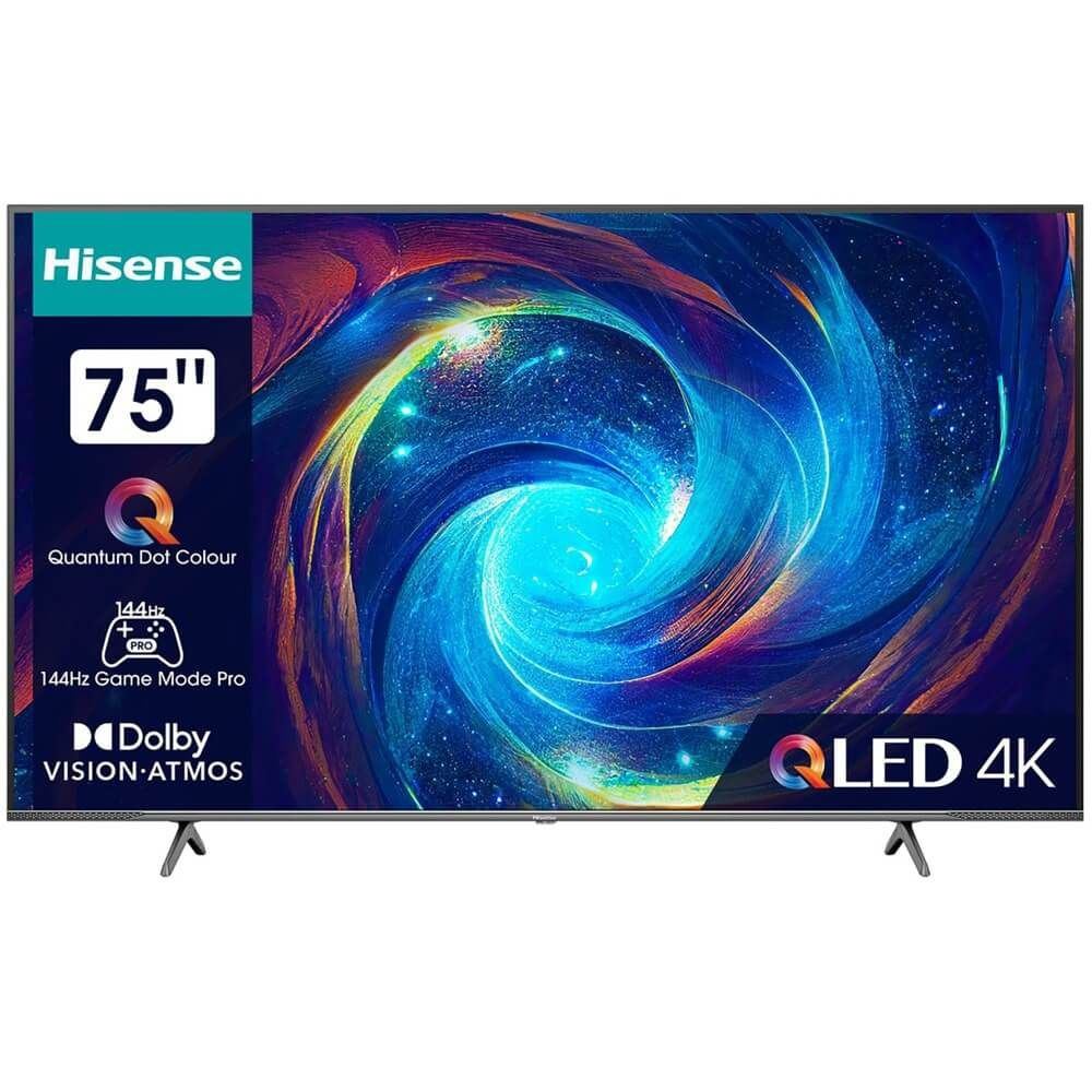 Hisense Телевизор 75E7KQ PRO 75" 4K UHD, черно-серый, темно-серый #1