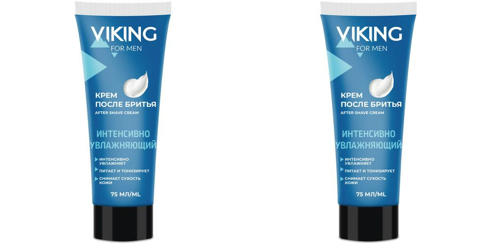 VIKING Крем для бритья Intensive hydrating, увлажняющий, 150 мл, 2 уп #1