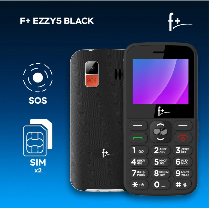 Мобильный телефон F+ (Fly) Ezzy 5 Black #1