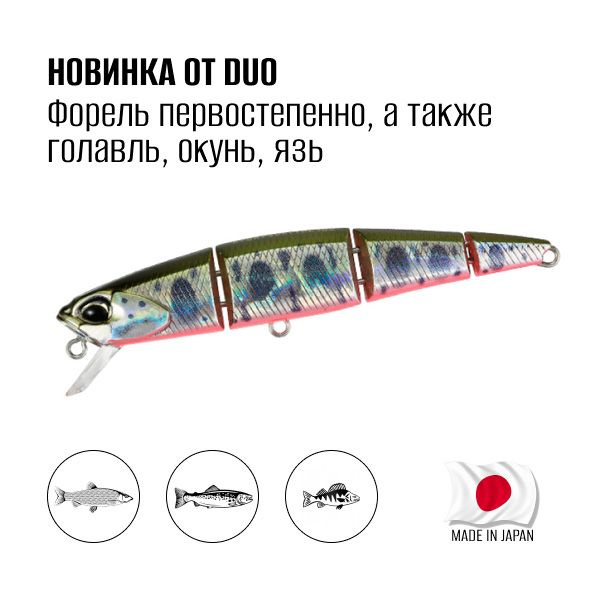 Воблер DUO Spearhead Ryuki Quattro 70S / GDA4068 #1