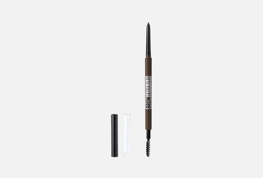 MAYBELLINE NEW YORK brow ultra slim карандаш для бровей, оттенок Black brown #1