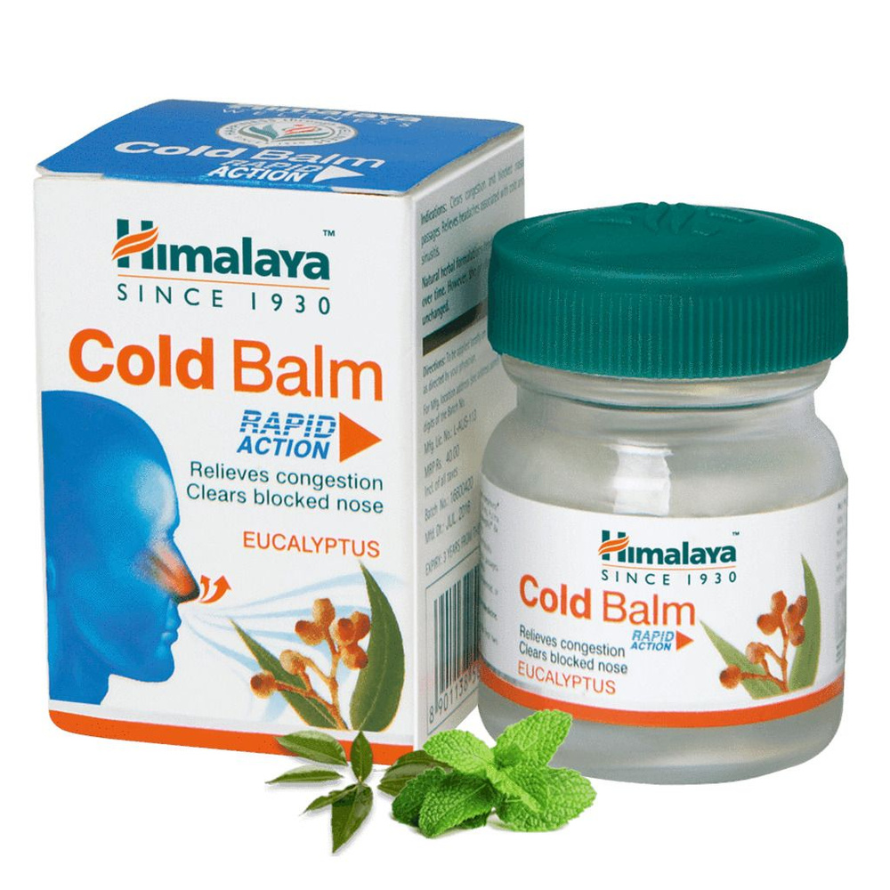 Индийский бальзам Himalaya Cold Balm от простуды быстрого действия 10 г.  #1