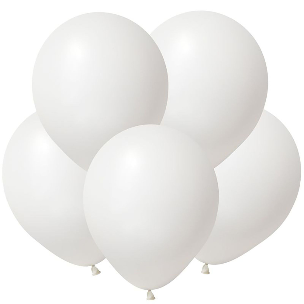 Воздушные шары 100 шт. / Белый, Пастель / 12,5 см #1