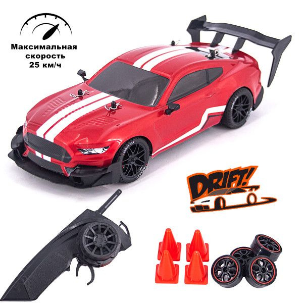 Радиоуправляемая машина для дрифта Huang Bo Ford Mustang 4WD 1:14 - NORLIGA-RC-19C / дрифт машинка на #1