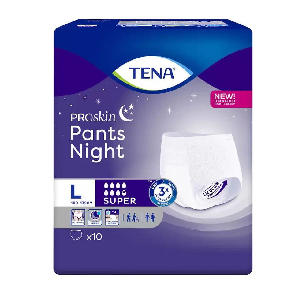 ТЕНА Подг-трусы PANTS NIGHT Super L N10 #1