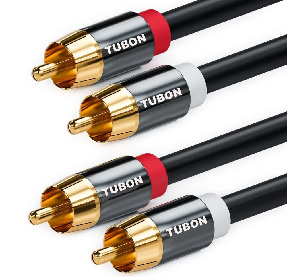 Кабель TUBON Аудиокабель 2RCA/2RCA R004 10м #1